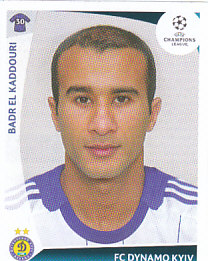 Badr El Kaddouri Dynamo Kyiv samolepka UEFA Champions League 2009/10 #381